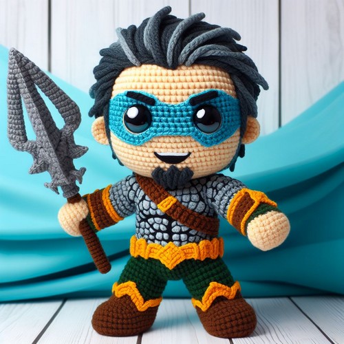 Crochet Aquaman Amigurumi Pattern Free