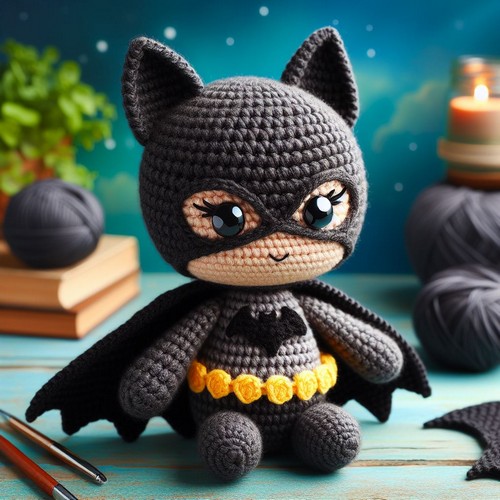 Crochet Batwoman Amigurumi Pattern Free