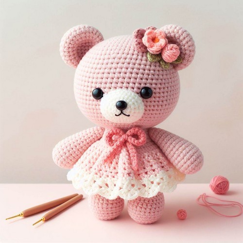 Crochet Bear Nina Amigurumi Pattern