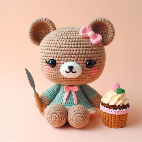 Crochet Bear Nina Amigurumi