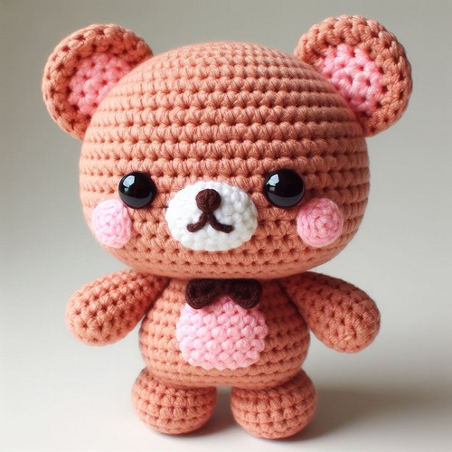 Crochet Binky The Bear Amigurumi Pattern Free