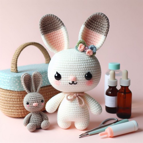 Crochet Bunny Doll Millio Amigurumi