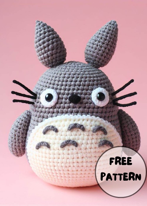 Crochet Chibi Totoro Amigurumi Pattern