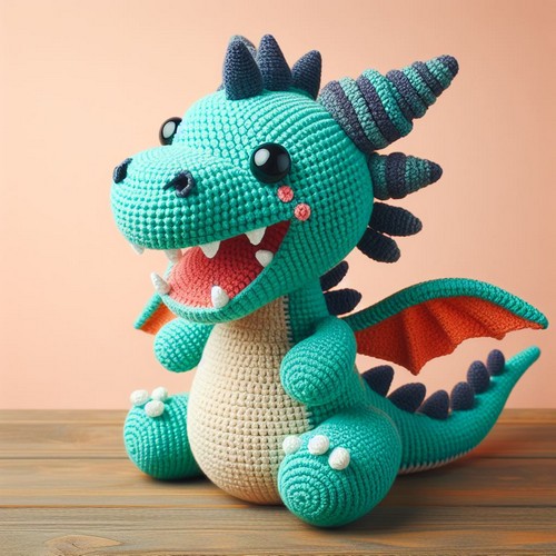 Crochet Crazy Dragon Amigurumi Pattern Free