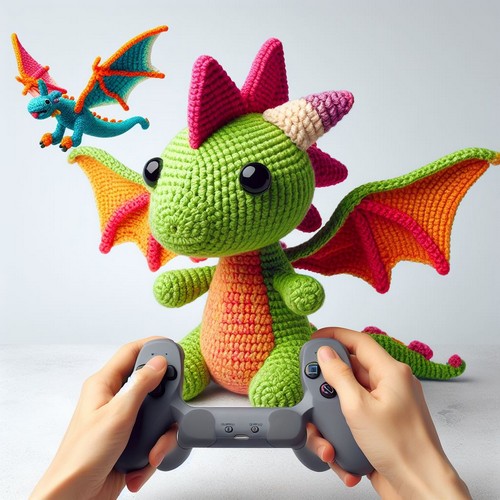 Crochet Crazy Dragon Amigurumi