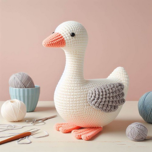 Crochet Goose Amigurumi Pattern