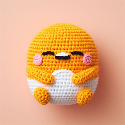 Crochet Gudetama Amigurumi