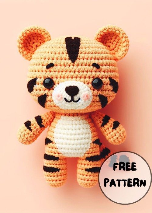 Crochet Little Tiger Amigurumi Pattern Free