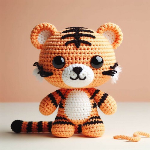 Crochet Little Tiger Amigurumi Pattern