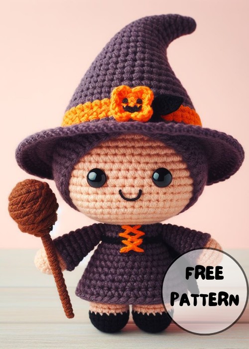 Crochet Little Witch Amigurumi