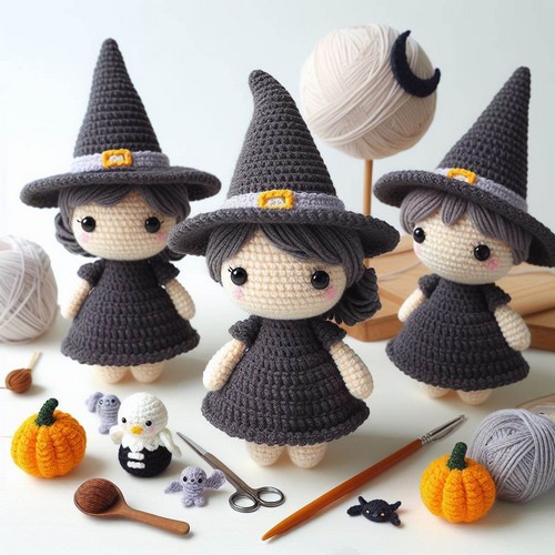 Crochet Little Witch Amigurumi Pattern