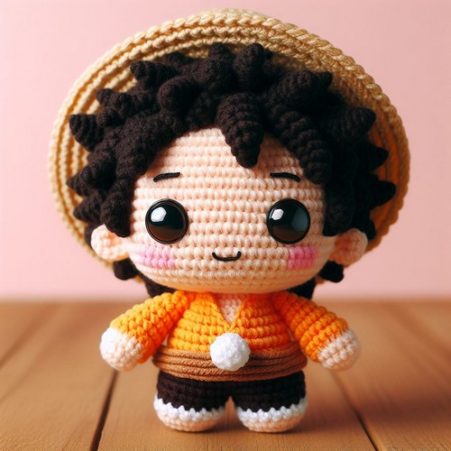 Crochet Luffy Amigurumi