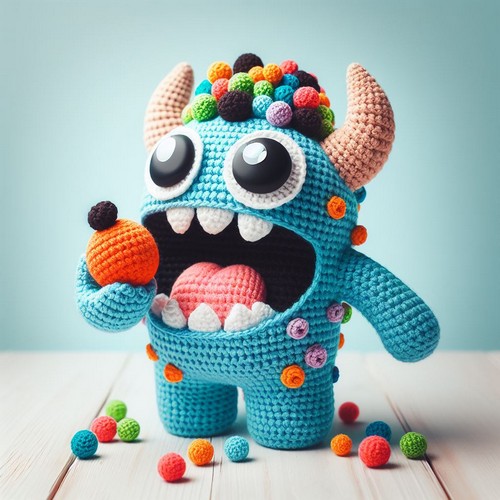Crochet Nibbles The Monster Amigurumi Pattern Free