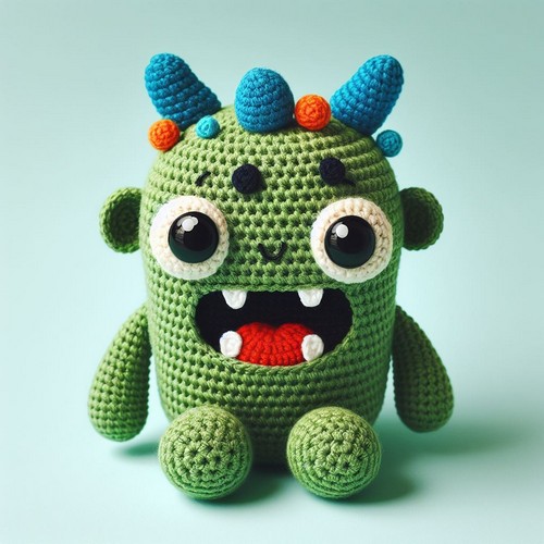 Crochet Nibbles The Monster Amigurumi