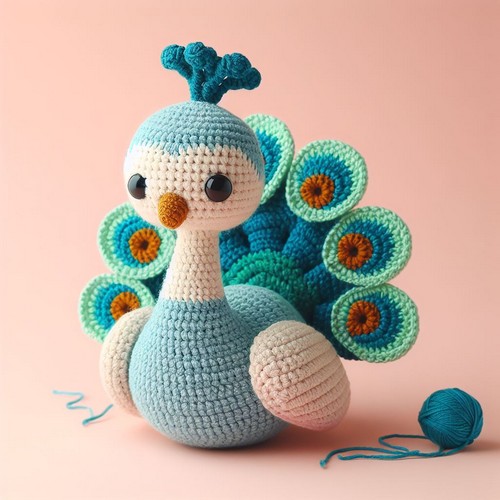 Crochet Peacock Amigurumi Pattern Free