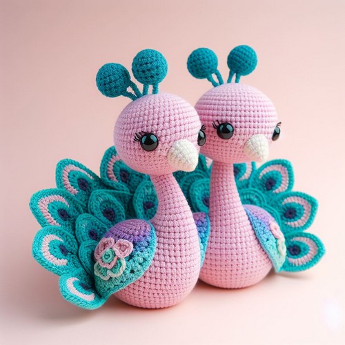 Crochet Peacock Amigurumi