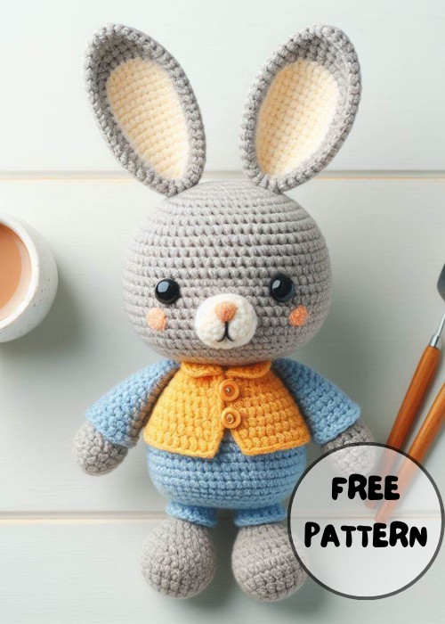 Crochet Peter Rabbit Amigurumi Pattern