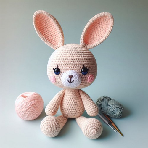 Crochet Plush Bunny Lelya Amigurumi Pattern Free