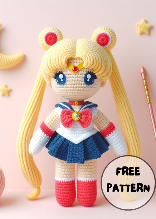 Crochet Sailor Moon Doll Amigurumi