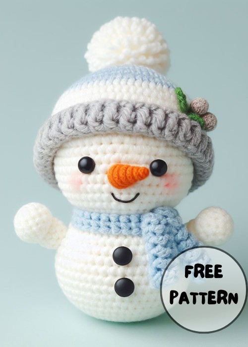Crochet Snowman Amigurumi Pattern