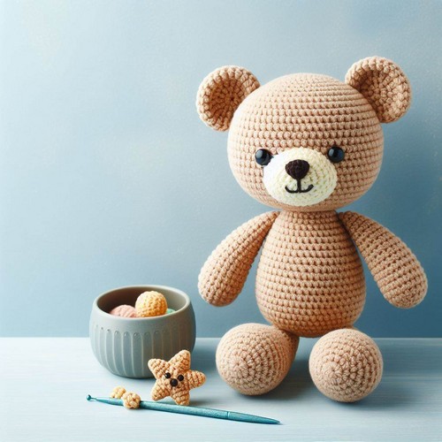 Crochet Teddy Bear Amigurumi Pattern