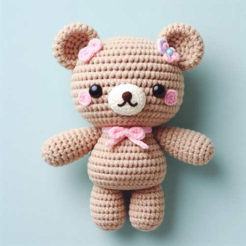 Free Crochet Binky The Bear Amigurumi Pattern
