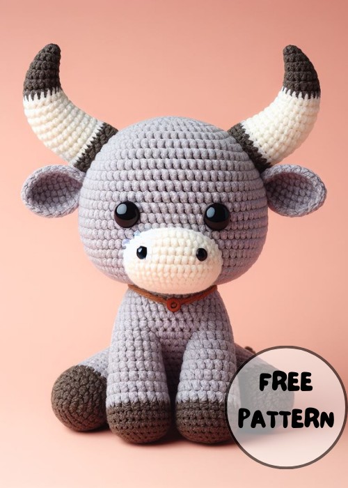 Free Crochet Bull Amigurumi Pattern