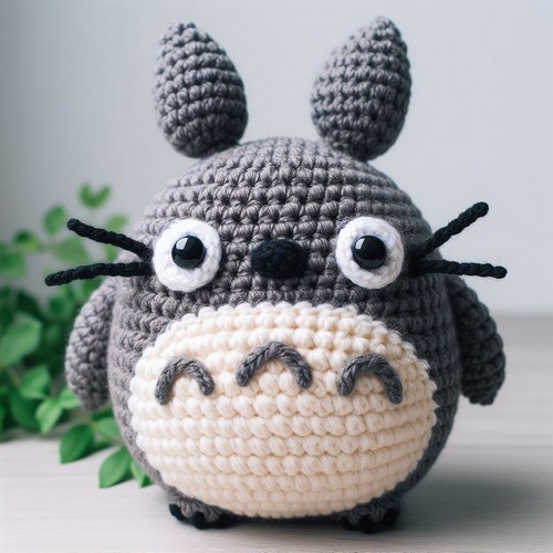 Free Crochet Chibi Totoro Amigurumi Pattern