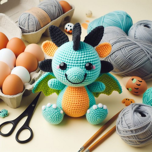Free Crochet Crazy Dragon Amigurumi Pattern