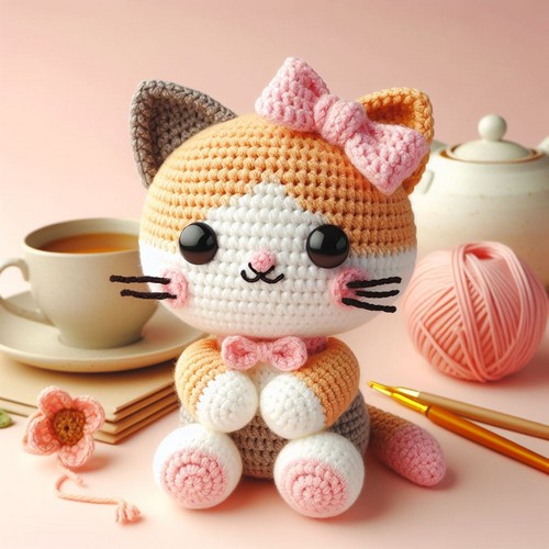 Free Crochet Gracie the Kitty Amigurumi Pattern