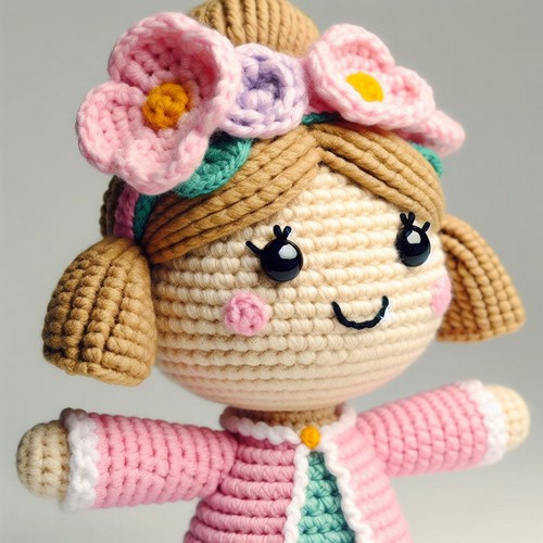 Free Crochet Isabela Doll Amigurumi Pattern