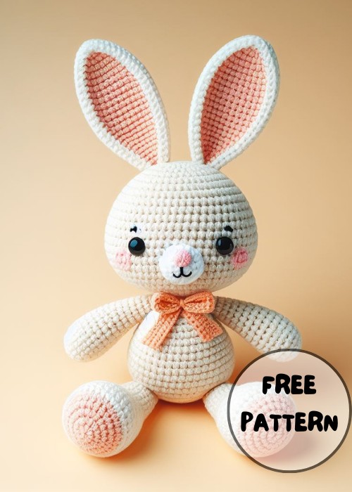 Free Crochet Plush Bunny Lelya Amigurumi Pattern