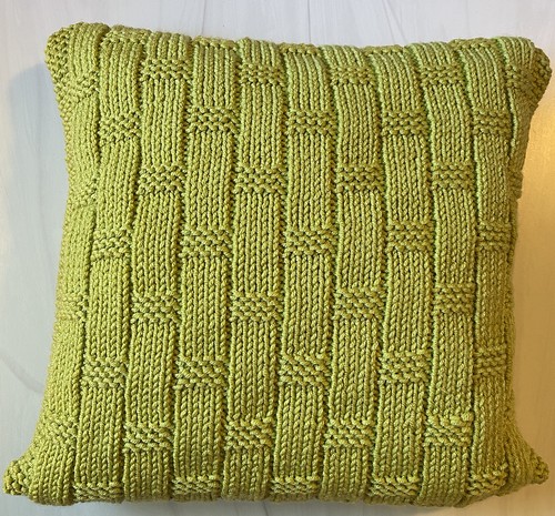 Basket Weave Pillow Knit Pattern