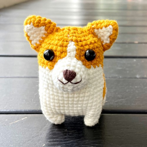 Crochet Amigurumi Corgi Dog Puppy Pattern