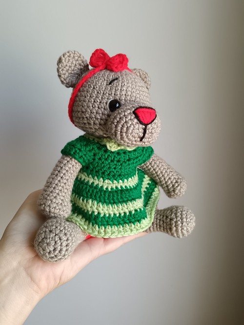Crochet Betty Bear Amigurumi Pattern