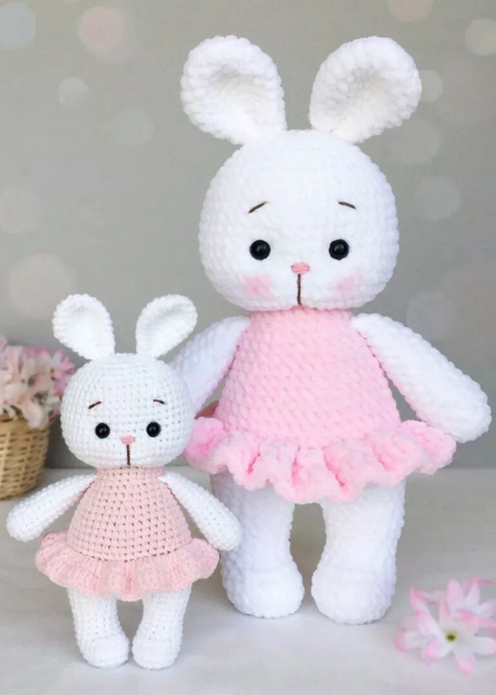 Crochet Bunny In A Dress Amigurumi Pattern Free