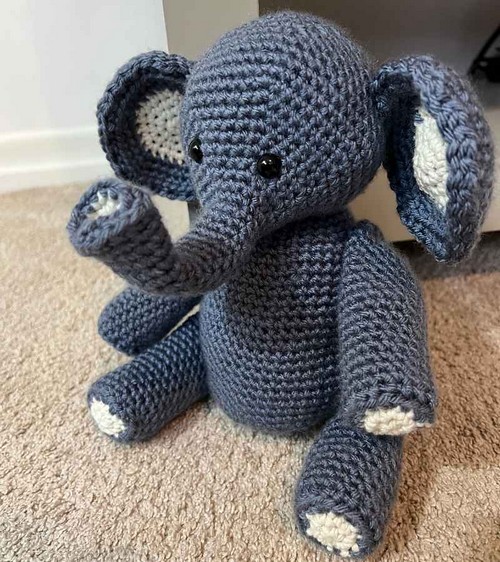 Crochet Elephant Toy Pattern