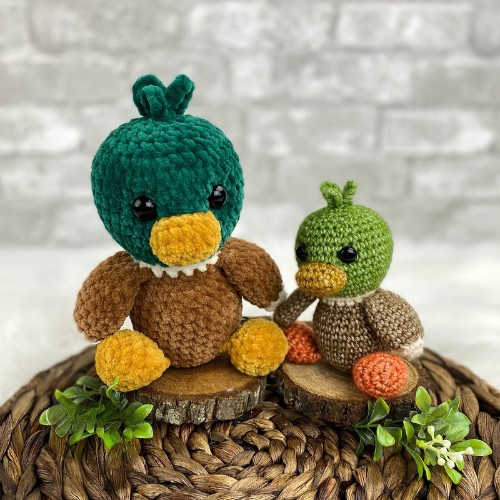 Crochet Pocket Pal Mallard Duck Pattern