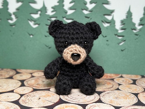 Crochet Tiny Black Bear Pattern
