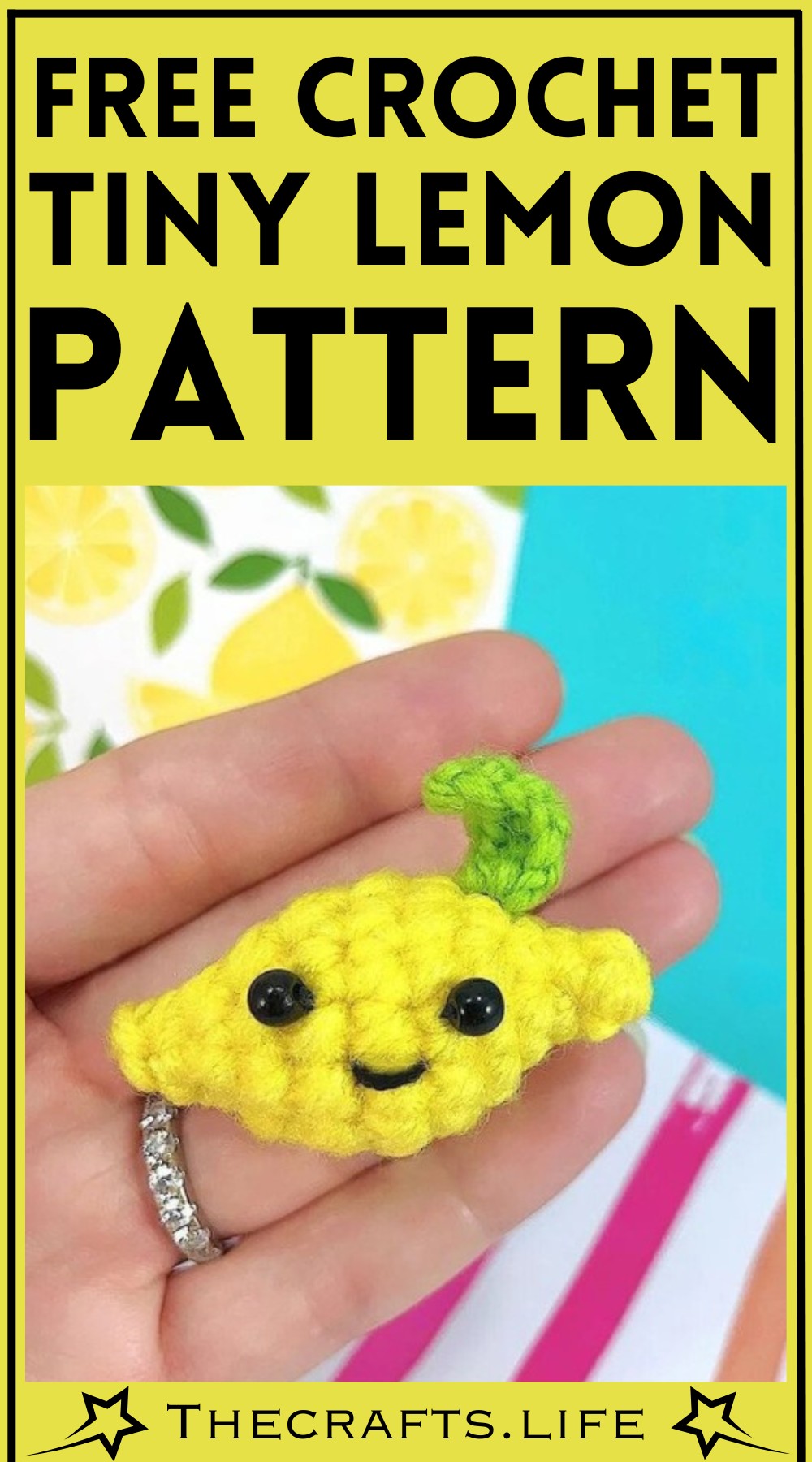 Crochet Tiny Lemon Pattern Free