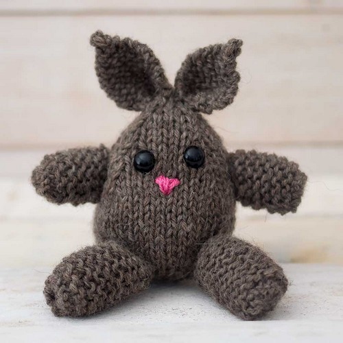Flat Knit Plush Bunny Pattern