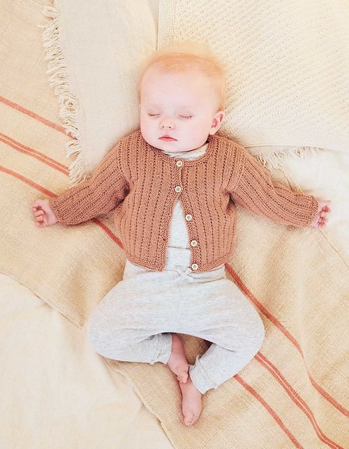 Jacke Aus Baby Merino Knit Pattern