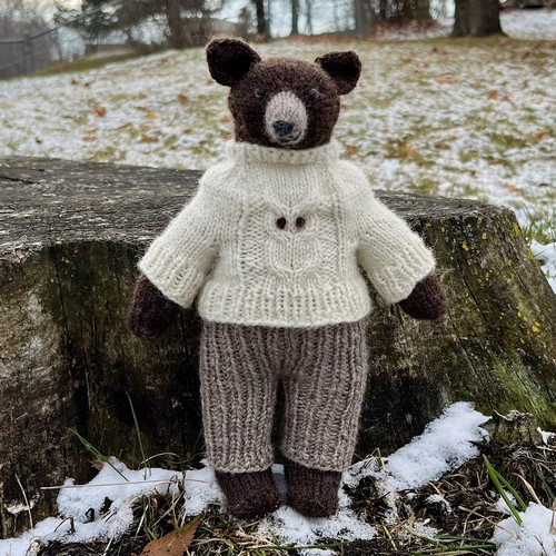 Little Bear Friend Pants Knit Pattern