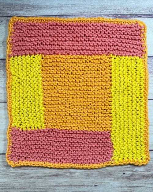 Summer Vibes Dishcloth Knit Pattern