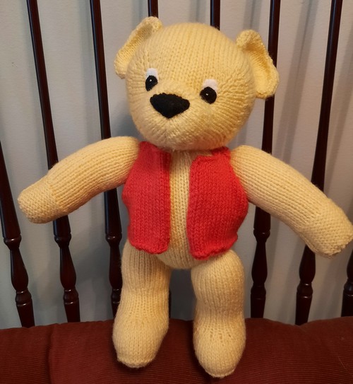 Teddy Bear Vest Knit Pattern
