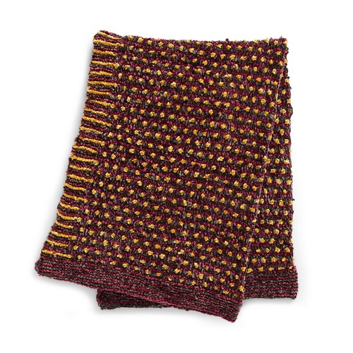 Tiny Dots Blanket Knit Pattern