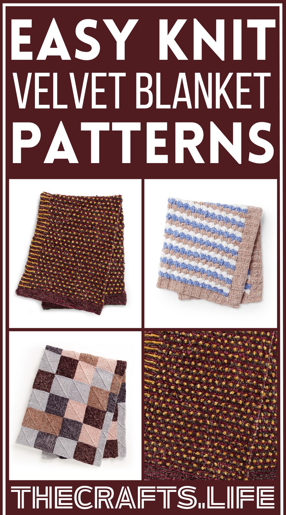 Velvet Blanket Knit Patterns