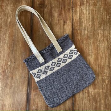 Vertientes Tote Bag Knit Pattern