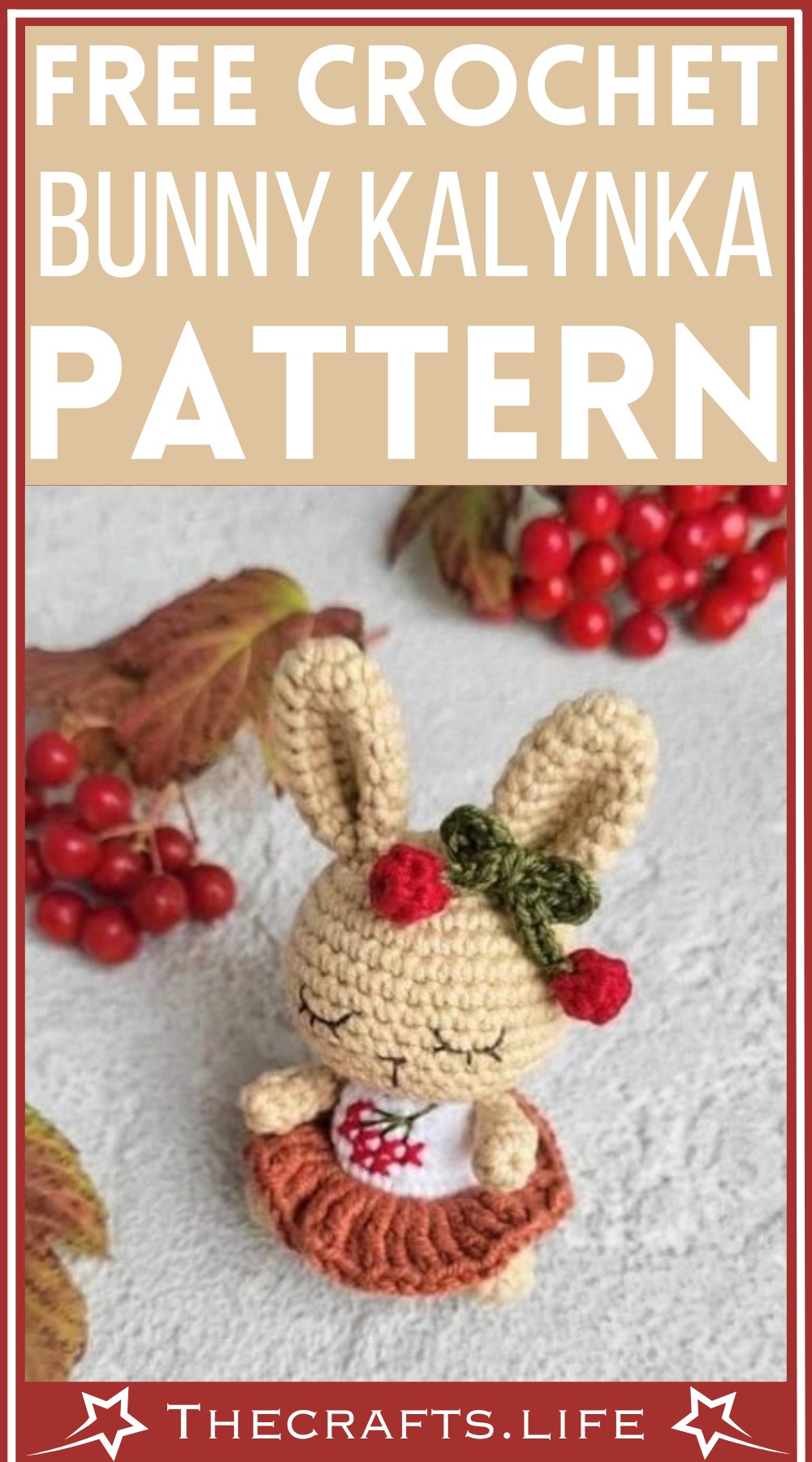 Crochet Bunny Kalynka Pattern Free