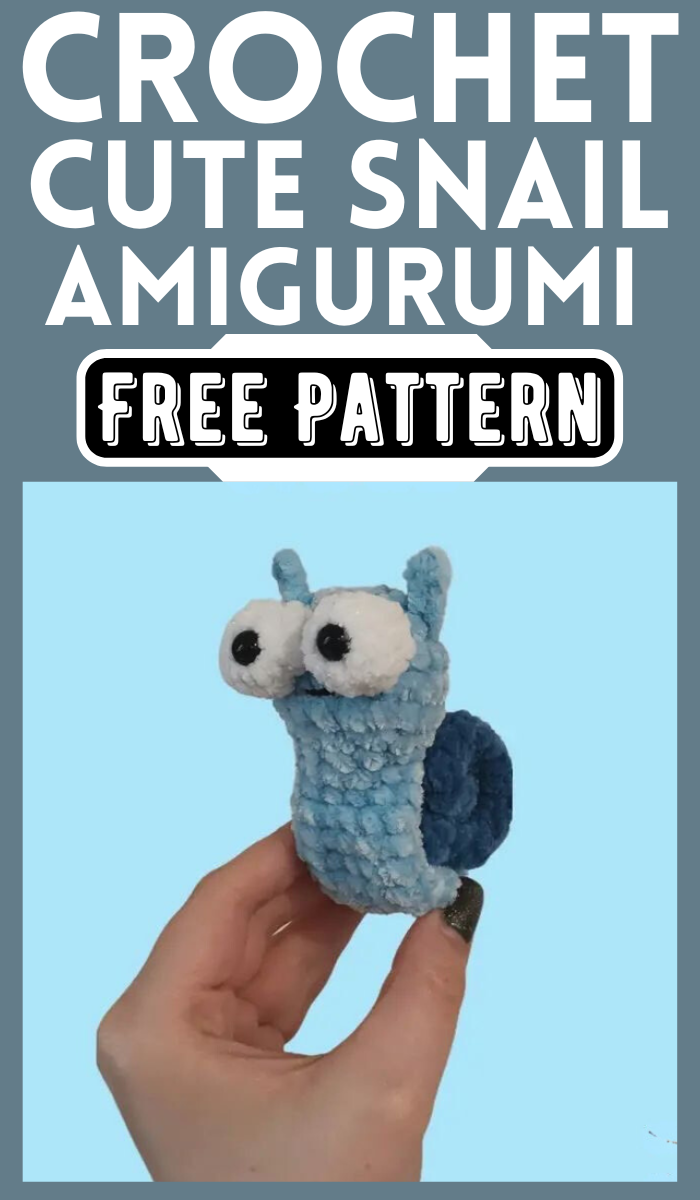 Super Cute Softest Crochet Snail Amigurumi Pattern